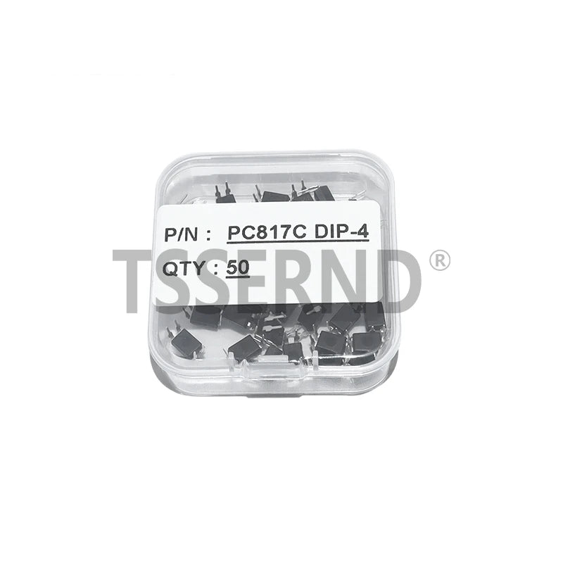 50PCS PC817 PC817C 817 817C EL817 5v Optocoupler FL817C PS817C DIP4 DIP Opto Coupler New and Original Optical Isolation IC Chip