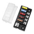 AB34-4 Circuit Blade Fuse Box, 150A Total, 12V/24V/48V DC Distribution For Automotive & EV Auxiliary