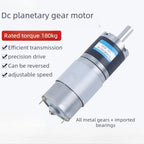 Planetary Gear DC Reduction Motor 24V Mingyang 42GP-775 Low-speed Small Motor Speed Regulation Micro Motor