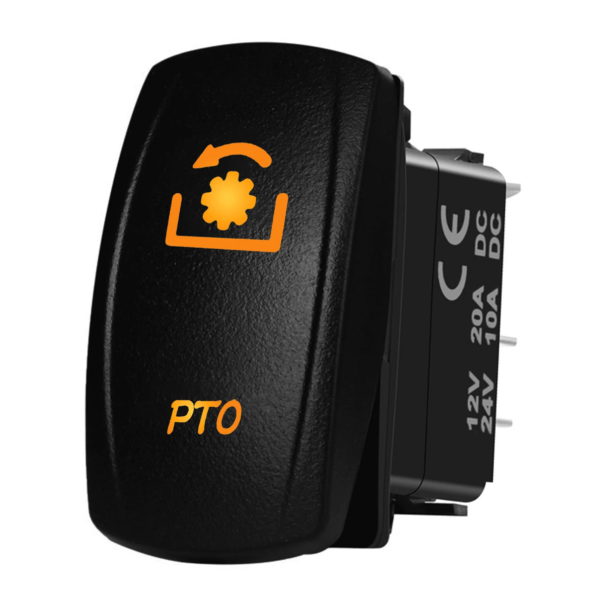 Marine Boat Rocker Switch 12/24V Orange Backlit Anchor Beacon Up Down Button ON OFF/ON OFF ON Momentary Toggle Switch Waterproof