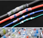 Solder Seal Wire Connectors 3:1 Heat Shrink Insulated Electrical Wires Terminals Butt Splice Waterproof 10/20/30//50/100pcs