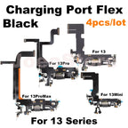 Wholesale Charging Port Flex Cable for iPhone 16 15 14 13 Pro Max USB Dock Charger Connector With Microphone Flex Cable Ribbon