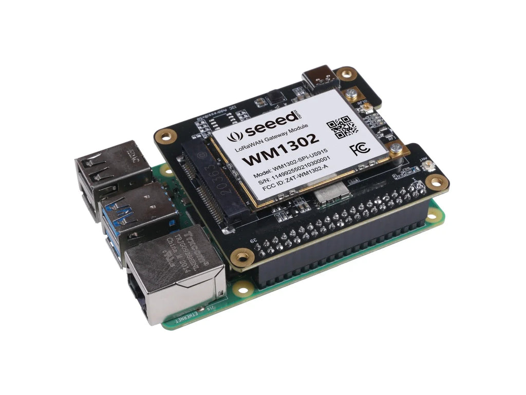 BoMaSWM1302 Raspberry Pi Hat, Add-on Board For WM1302 LoRaWAN Module, Based On LoRa Concentrator Semtech SX1302