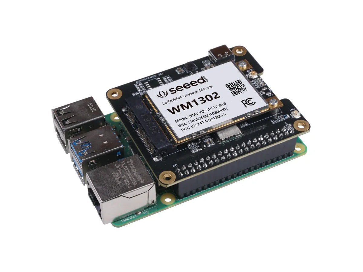 BoMaSWM1302 Raspberry Pi Hat, Add-on Board For WM1302 LoRaWAN Module, Based On LoRa Concentrator Semtech SX1302