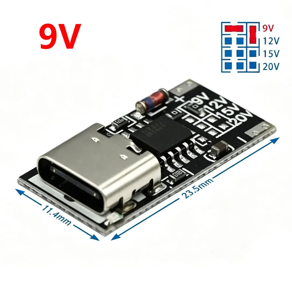 1pcs PD/QC/AFC TYPE-C Decoy Board USB Boost Module PD3.0 2.0 PPS/QC4 + FCP AFC Type-c Trigger Polling Detector Power Fast Charge