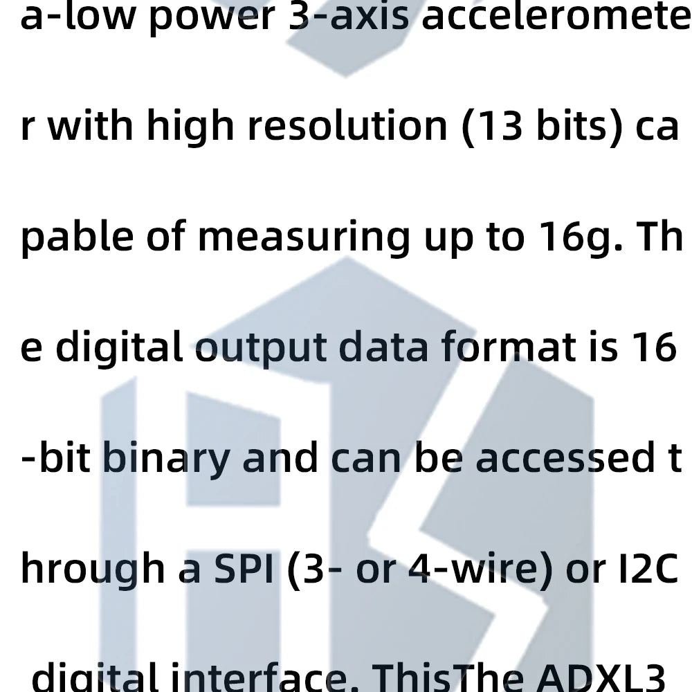 ADXL345 Alternative GY-346 Sensor Module - ADXL362/ADXL346 I2C/SPI Interface for Arduino Compatible