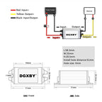 12V24V TO 5V 1A 2A 3A 4A 5A Step-down Power Supply Module 12V TO 5V Vehicle Converter DC Transformer CE RoHS Certification