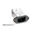 Single-phase T-socket AC 220V anti-interference EMI purifier CW1D-T 3A 6A 10A -T power supply filter  CW1D-6A-T CW1D-10A-T