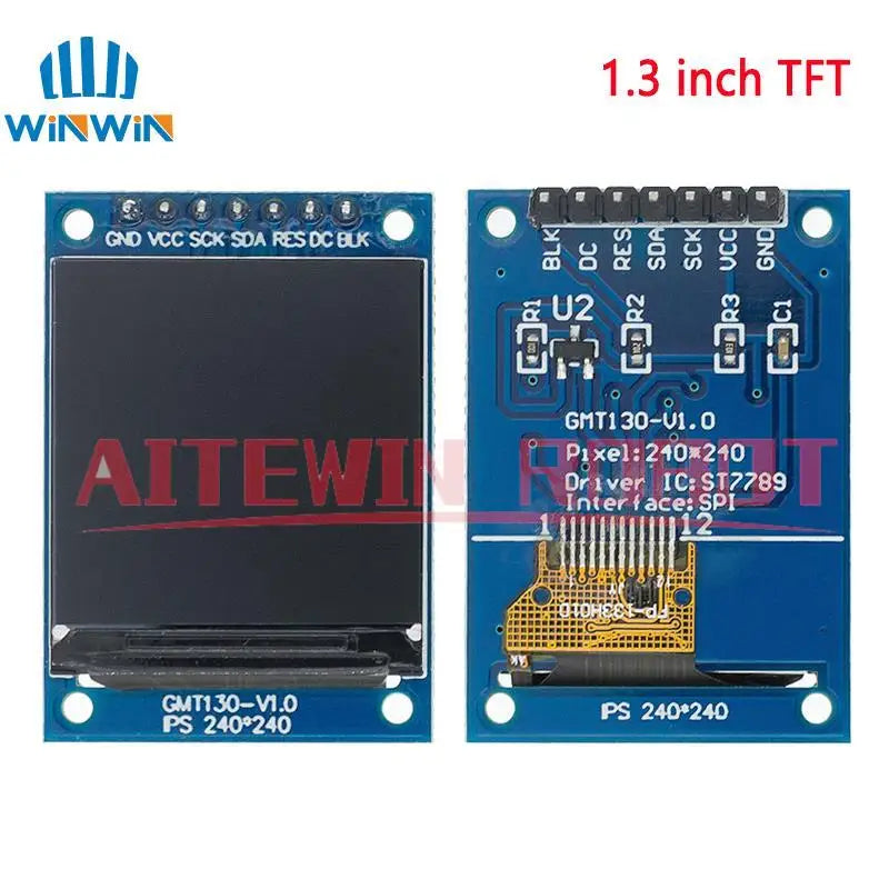 TFT Display 0.96/1.3/1.44/1.77/1.8/2.4/2.8 inch IPS 7P SPI HD 65K TFT Full Color LCD Module ST7735 Drive IC 80*160  For Arduino