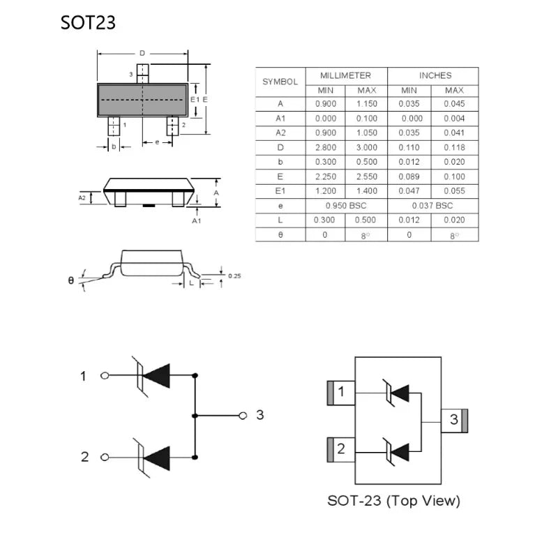 50pcs MMBTA94 4D 400V 0.2A SOT-23 PNP SMD Transistors