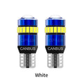 2PCS T10 W5W LED CANBUS No Error Clearance Car Interior Reading Door Trunk License Plate Lamp  6000K White 3030 SMD For BMW Audi