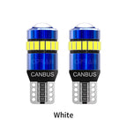 2PCS T10 W5W LED CANBUS No Error Clearance Car Interior Reading Door Trunk License Plate Lamp  6000K White 3030 SMD For BMW Audi
