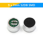 10pcs 6x5/9x7/4.5x2.2/6x2.2mm 2 Pin Mic Capsule Electret Condenser Microphone Dip Smd 52db 56db With Mp3 Accessories
