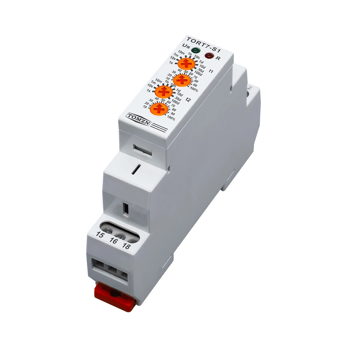 TOMZN TORT7-S1 Timer Relay Asymmetric Cycler Automatic Loop Delay T1-On Time T2-Off Time AC230V 50/60Hz For Traffic Lights