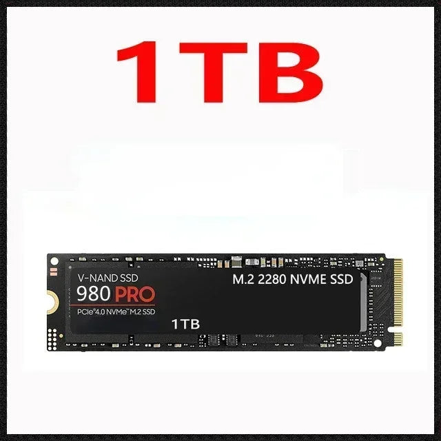 980Pro M.2 2280 NVMe SSD PCIe Gen4.0 X4 3D NAND TLC Hard Drive 1TB 2TB 4TB Storage For PS5 Laptop Desktop Computer