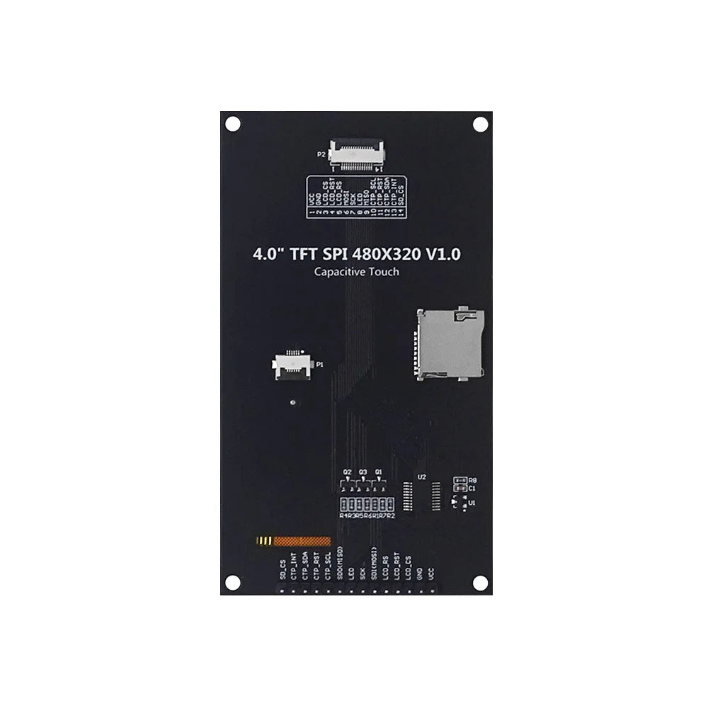 4.0 inch SPI serial port TFT LCD screen capacitive touch screen display module 320 * 480 compatible with Arduino