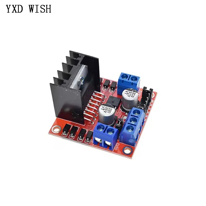 10pcs L298N Stepper Motor Driver Controller Board Dual H Bridge Module For Smart Car Power MEGA R3 Mega2560 Motor Driver Board