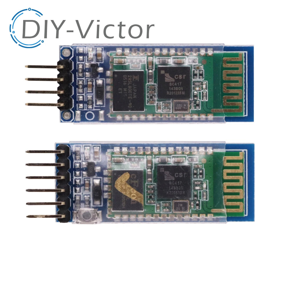 HC-05 HC05 RS232 Wireless Module  For Arduino Serial 6 Pin Bluetooth HC-06 4 Pin RF Receiver Module RS232 TTL to UART Converter