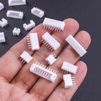 100PCS/50Pcs JST PH2.0mm Male Wire Connector Housing 2mm Pitch 2-10Pin Male Plug with Plastic Shell Pin Header for Electronics