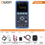 OWON HDS2202S 2102S Digital Oscilloscope 2Channels 200Mhz 1GSa/s Portable 3in1 USB Osiclloscopes + Multimeter+Waveform Generator