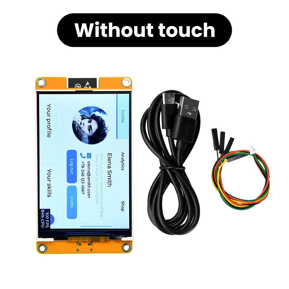 4.0-inch ESP32 WiFi Bluetooth Development Board Touchscreen ST7796S Driver 320*480 Smart Display Module Onboard ESP32-32E Module