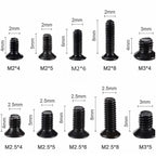 500Pcs Laptop Screws Kit M2 M2.5 M3 Flat Head Phillips, Computer & Notebook Small Screw Assortment Set