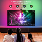 3.8M 5M 5V Usb Rgbic Led Ambilight For Tv With Ar Color Gamut Sensor Tv Adaptive Backlight Rgb Tv Sync Light Strip App Control