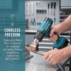 HAOLTON Gun Industrial Handheld Electric Heat Gun Temperatures Heat Gun Cordless Hot Air Adjustable 18V Battery