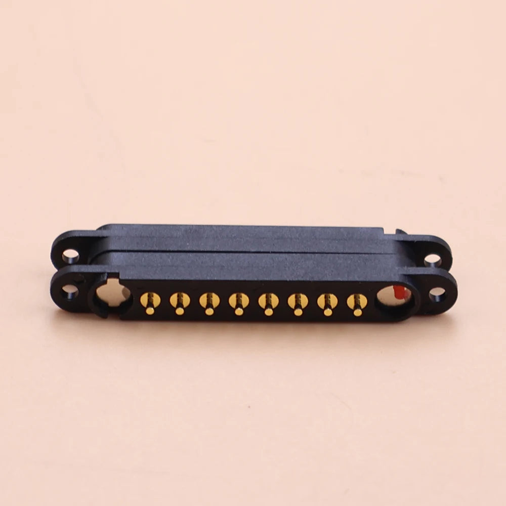 JCD Spring Loaded Male Female 2.5/2.54 MM Pitch 2P 3 4 5 6 7 8 Pole Through Holes PCB BTB Connector 2A DC Magnetic Pogo Pin