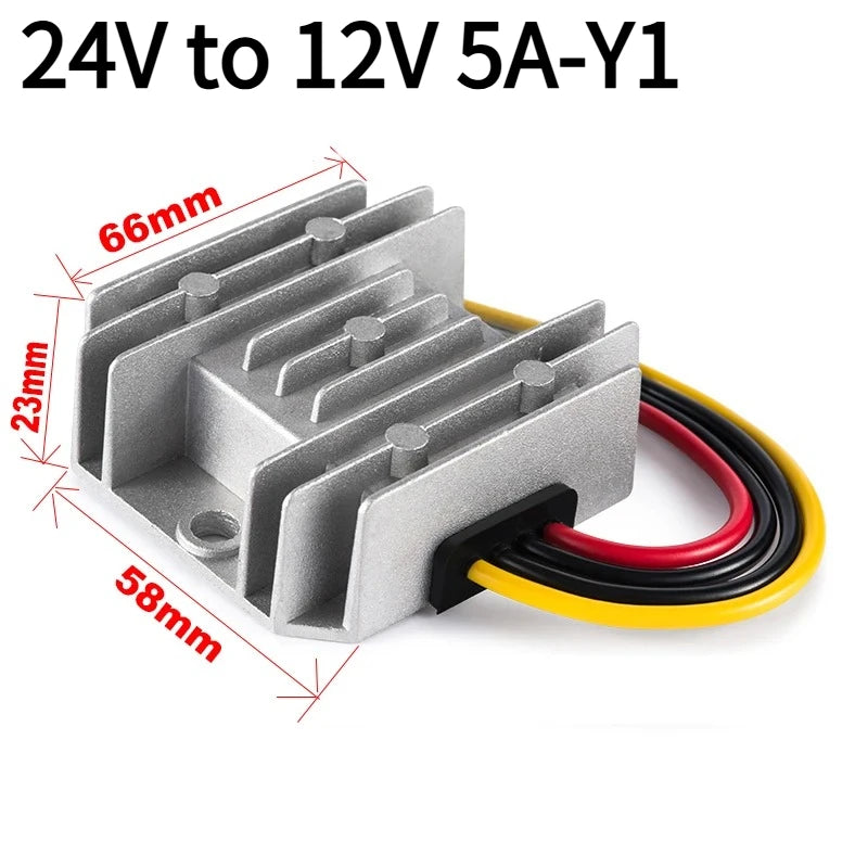 24V to 12V 30A 40A DC Step Down Converter Voltage 24 Volt to 12 Volt 480W 5A-40A Car Buck Regulator Reliable Product CE ROHS