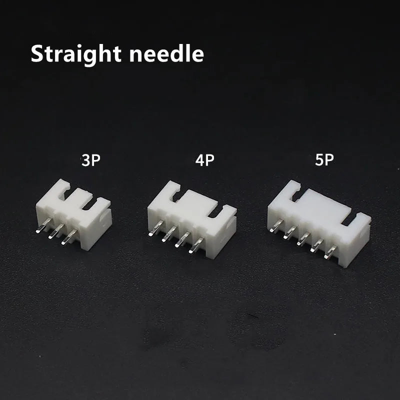 50Set/100Pcs JST XH2.54 Straight/Curved Header+Housing+Terminal Connector 2P/3/4/5/6/7-12Pin Right Angle 90°/180°Socket For PCB