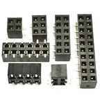 50pcs 2.54mm PH5.0 SMD 2X3/4/5/6/7/8/10/12/20P Plastic Height 5.0 Double Row Goldplated Rohs PCB Female Pin Header Connector