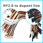 5PCS XH2.54/PH2.0/HY2.0/ZH1.5/MX1.25/SH1.0 To Dupont Line Cable 1P Female 2/3/4/5/6/P 20CM 26AWG 28AWG Jumper Wire