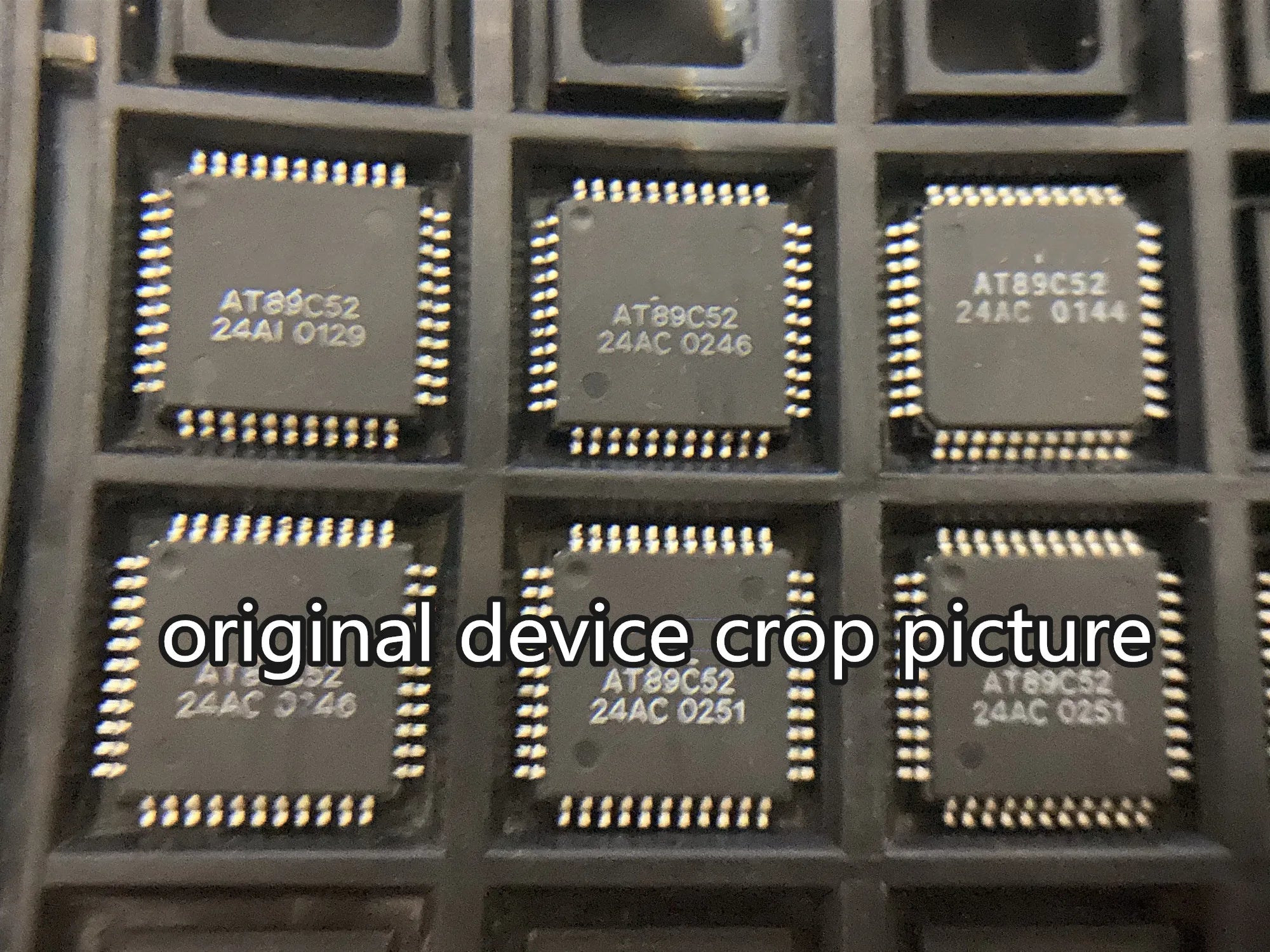 3pcs/lot Original  be of great Quality AT89C52 AT89C52-24AC MICROCONTROLLER, 8-BIT, FLASH, 8051 CPU, 24MHZ, CMOS, PQFP44
