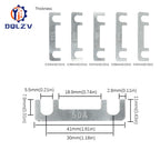 30A-150A 32V Auto Fuse Flat Zinc Chip Small Fuse Sheet Fork Type Bolt Battery Fuse Car Modification Stand Fuse Box