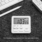 Multifunctional Kitchen Timer Alarm Clock Practical Kitchen Tools Supplies For Home Cooking Camping New