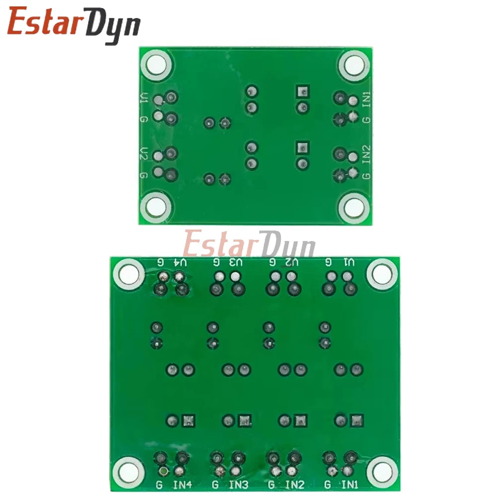 EstarDyn 2/4 Ch PC817 Photoelectric Isolator Board, DC 3.6-30V Optocoupler Module for Raspberry Pi