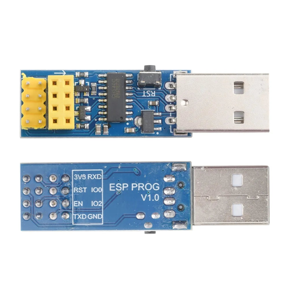 CH340C USB ESP8266 ESP-01 ESP01S Prog WIFI Downloader Module Developent Board for Arduino Programmer Adapter