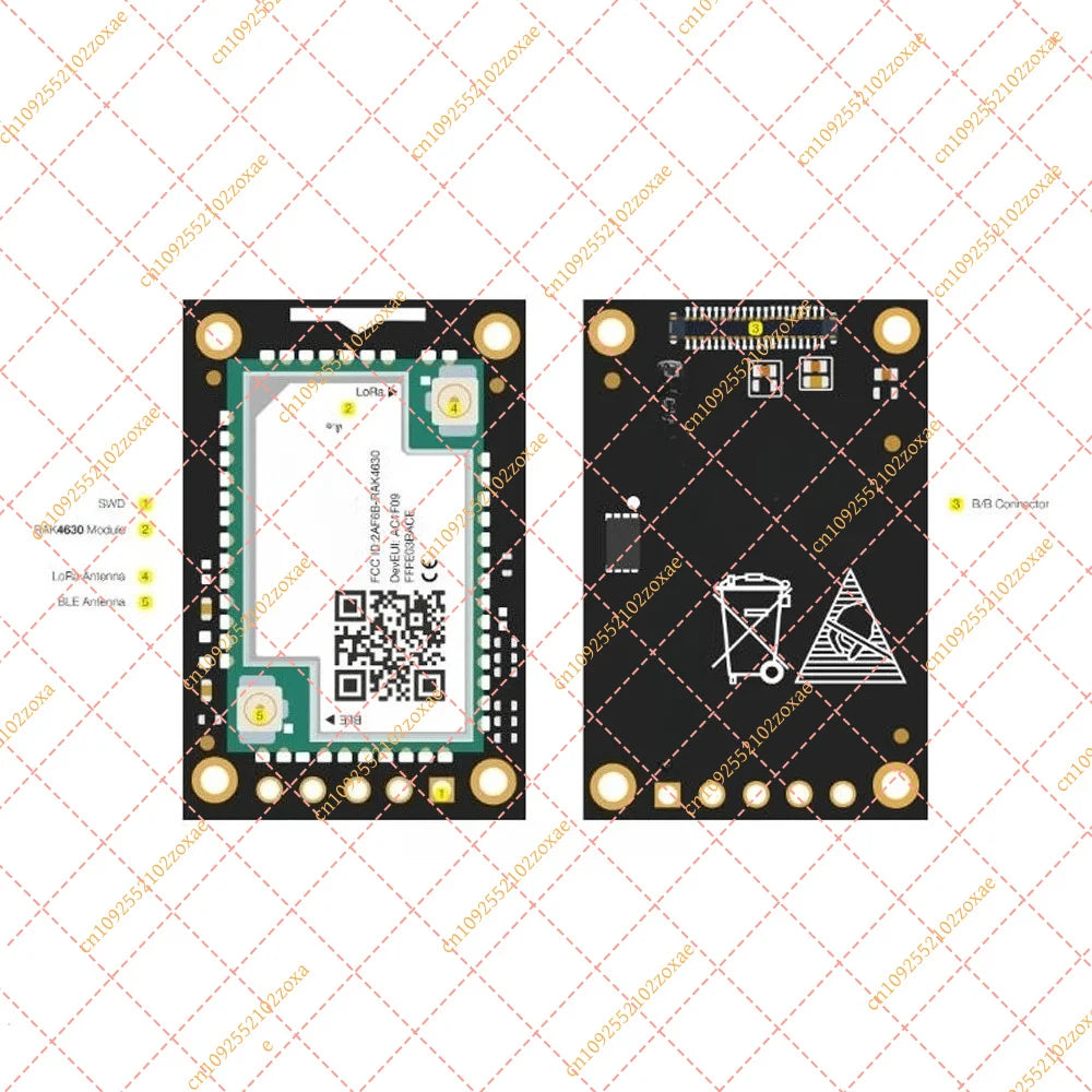 RAK4630 NRF52840 SX1262 Module LoRaWAN IoT Development Board Long Range Wireless Communication Tech Specs