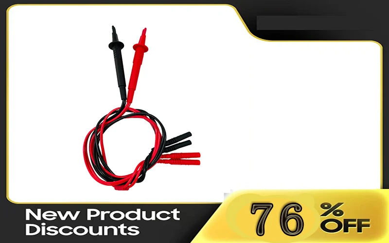 Multimeter Probe Hook 4mm Threaded Socket Smd Ic Clamp Spring Damage Test Gilding Suitable For Test Lead 2mm/4mm/M4 Interface