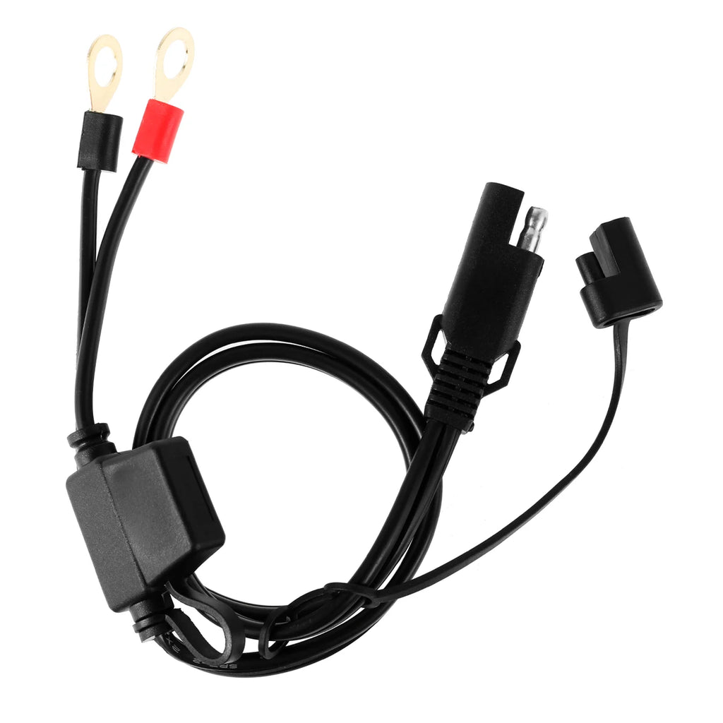 Quick Release Sae Cable 12v Charger Cable for Motorcycle Battery Terminal to Sae O-Ring Ring Terminal for Motorcycle Car