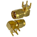 1pcs Connector SMA RP SMA  Male Plug & Female Jack Solder PCB & PCB edge Clip Mount Wire RF Coaxial Converter Brass FJP-810