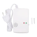 Gas Leak Detector Combustible Propane Butane Methane Leak Warning Combustible Gas Alarm Sensor For Home Security EU Plug-Y41A