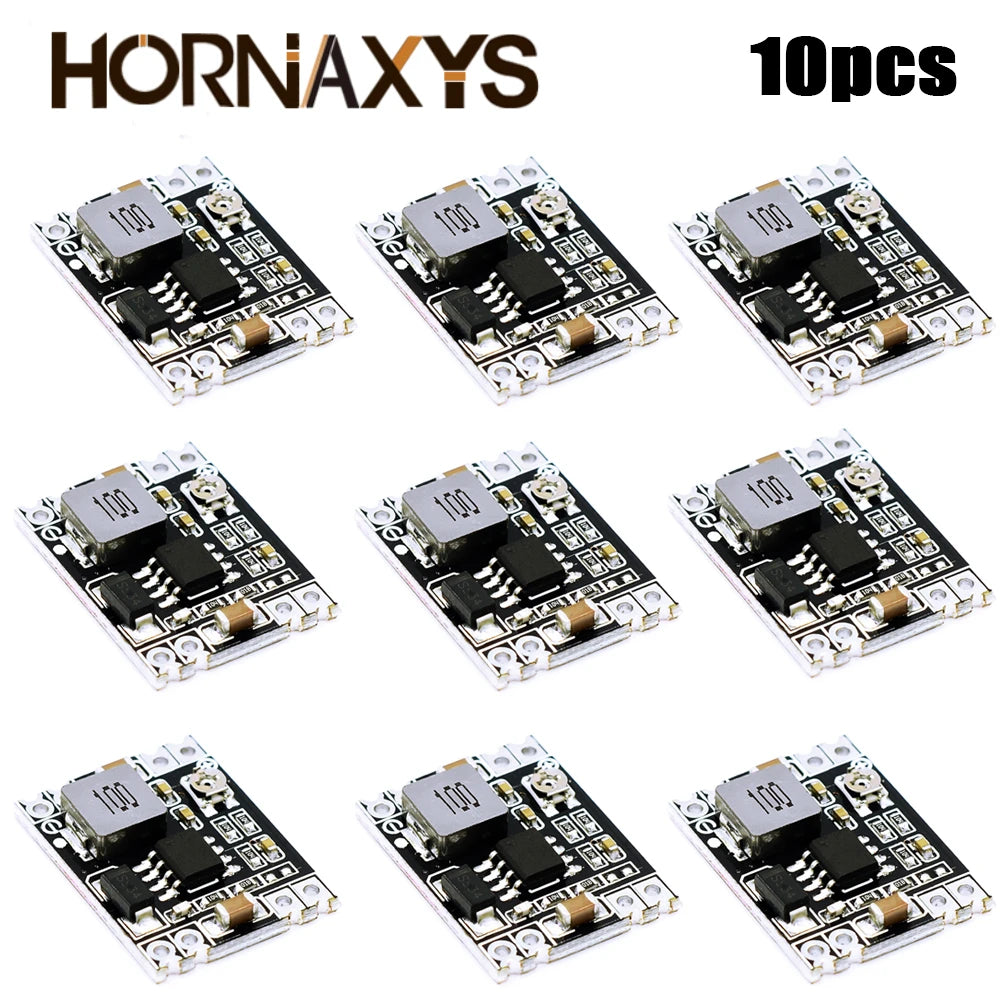 10pcs DC-DC 3A Buck Step-down Power Supply Module MP1584EN 5V-12V 24V to 5V 3.3V 9V 12V Fixed Output  for Arduino Replace LM2596