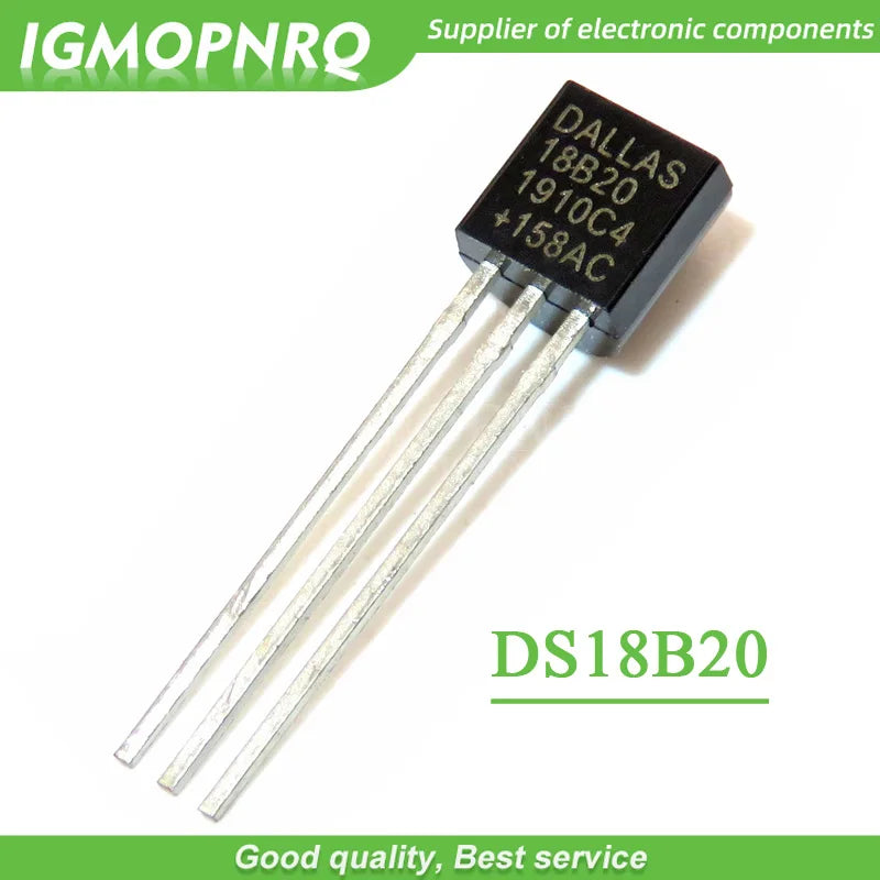 100pcs DALLAS DS18B20 18B20 18S20 TO-92 IC CHIP Thermometer Temperature Sensor