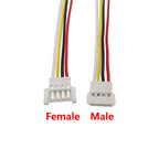 10Pcs MX2.0 2.0mm Pitch 2P 3P 4 Pin Male Female Aerial Docking Battery Charging Cable Connector Plug With Wire 150MM