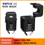 YHDC SCT010 Input 20A/50A/60A/80A Output 20mA/10mA/50mA/25mA/16.6mA/26.6mA/40mA/80mA 0.5% Current Transformer