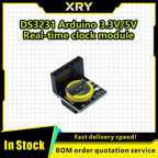 XRY DS3231 Real Time Clock Module For Arduino 3.3V/5V With Battery For Raspberry Pi High precision RTC module