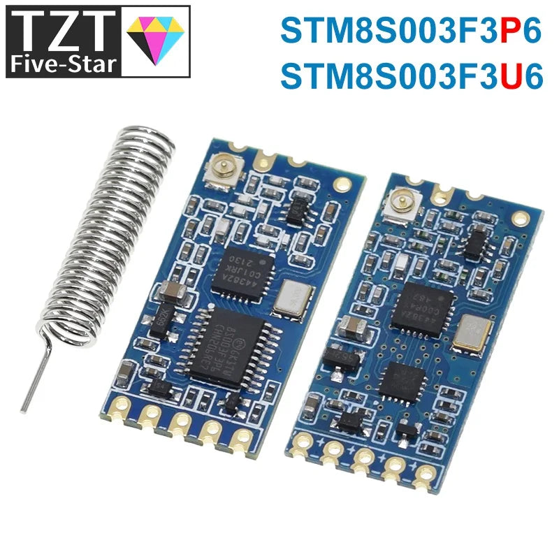 TZT 1/3PCS 433Mhz HC-12 SI4463/4438 Wireless Serial Port Module 1000m Replace Bluetooth NEW