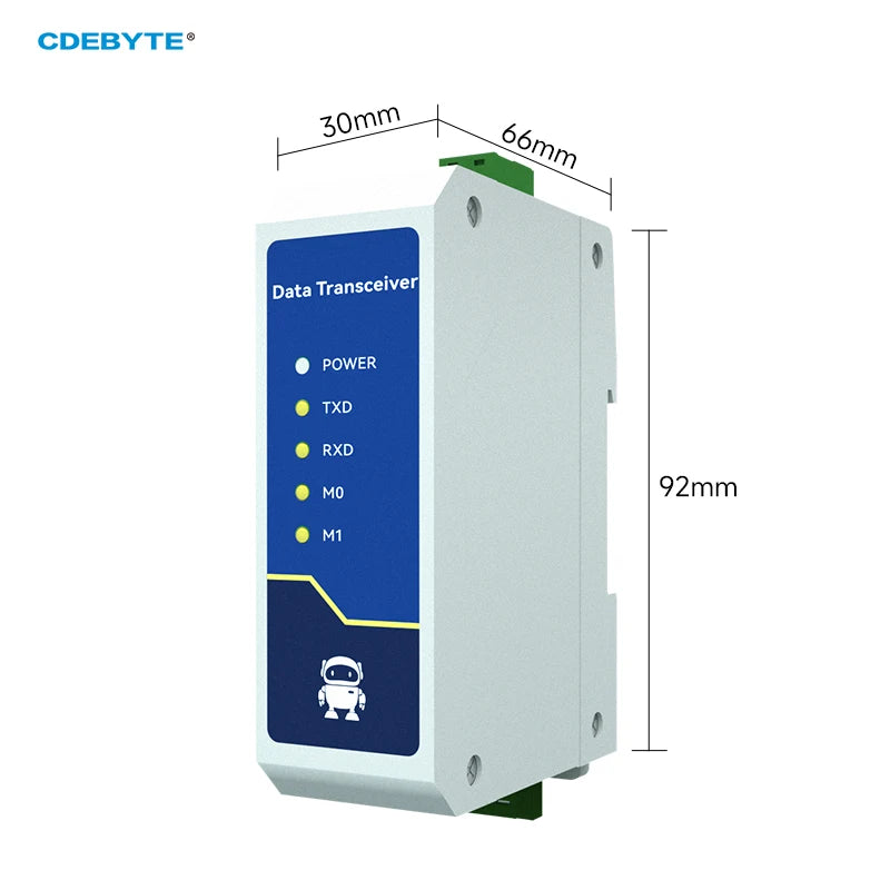 Ethernet Serial Sever RS485 to RJ45 Rail Industrial Standard AC/DC/POE Data Transmission Transceiver CDEBYTE NA111 Series